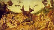 Piero di Cosimo The Misfortunes of Silenus oil painting artist